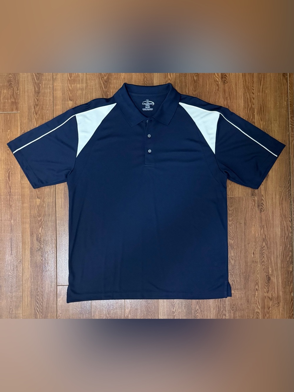Men’s Champions Tour Golf Polo Shirt - Size XL - Short Sleeve - Navy